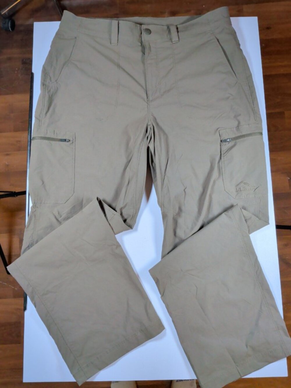 L.L. Bean Size 36x29 Water Resistant Cresta Dark Cinder 506422 Hiking Pants